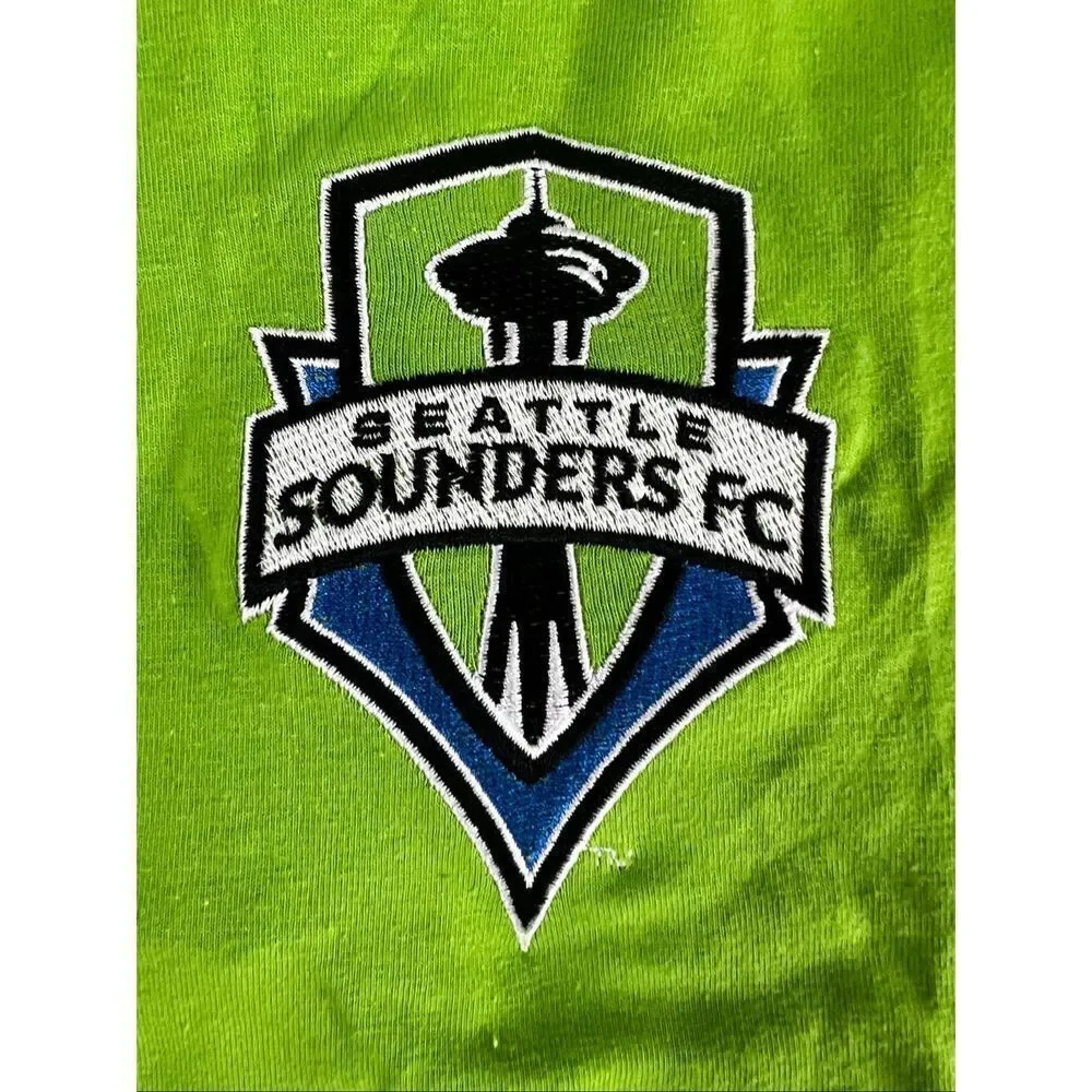 All Star Dogs Green T-Shirt Size L (28-42 Lbs. 20-26”Seattle Sounders FC Soccer